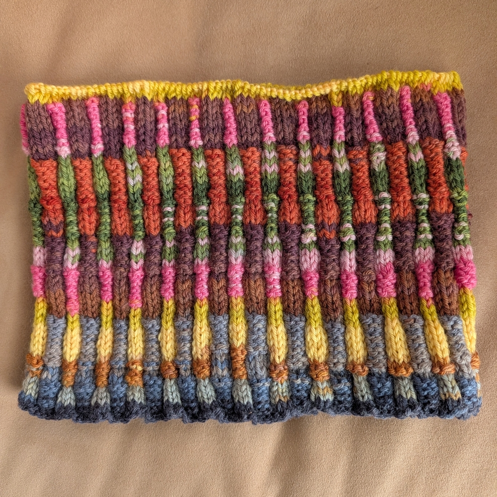 Multicolor Knit Neck Warmer - Picture 1 of 1